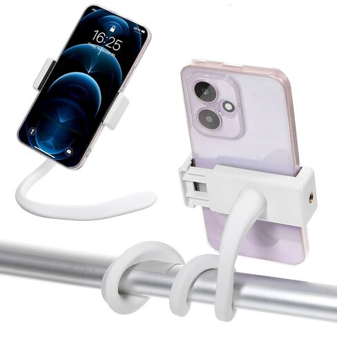 Sibba Stroller Phone Holder 1 Pack, Universal Flexible Arm Mount for Treadmill Steering Wheel Shopping Cart Bike, Hands Free Cell Phone Stand for Baby Stroller, Stainless Steel 16.5 inch in Kuwait