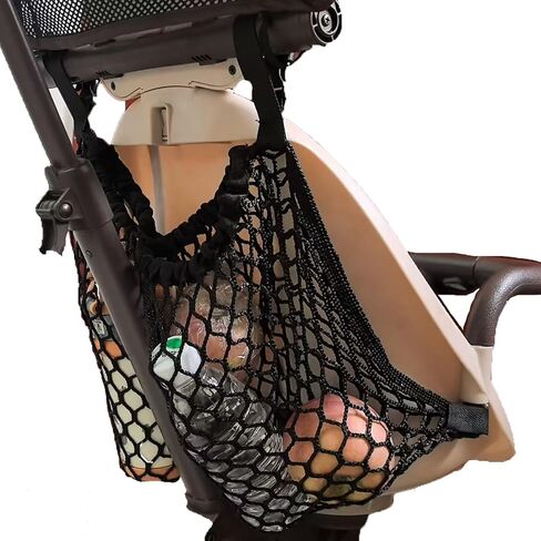 Additional Storage Space for Baby Strollers wheelchairs pet Strollers Universal mesh Storage Bag Suitable for Storing Diapers Baby Bottles and Carrying Items Outdoors in Kuwait