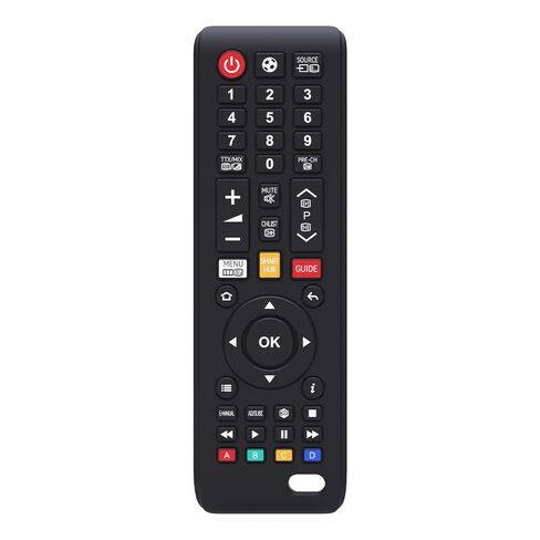 TV Remote Teether for 3-12-18 Months Babies Remote Shape Toddlers Chew Toys Baby Teething Toys Food Grade Silicone Teether for for Boys and Girls Sensory Toy in Kuwait