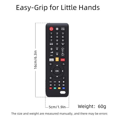 TV Remote Teether for 3-12-18 Months Babies Remote Shape Toddlers Chew Toys Baby Teething Toys Food Grade Silicone Teether for for Boys and Girls Sensory Toy in Kuwait
