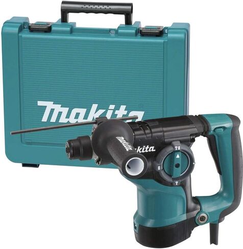 Makita HR2811F 1-1/8'' Rotary Hammer, accepts SDS-PLUS bits, Teal | Built-In LED Light | Torque Limiting Clutch | Ergonomic Grip | Hammering And Drilling Modes in Kuwait