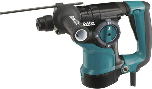 Makita HR2811F 1-1/8'' Rotary Hammer, accepts SDS-PLUS bits, Teal | Built-In LED Light | Torque Limiting Clutch | Ergonomic Grip | Hammering And Drilling Modes in Kuwait