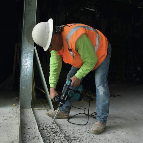 Makita HR2811F 1-1/8'' Rotary Hammer, accepts SDS-PLUS bits, Teal | Built-In LED Light | Torque Limiting Clutch | Ergonomic Grip | Hammering And Drilling Modes in Kuwait