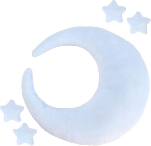 Moon Pillow Photography Props 5Pcs Moon Star Pillow Set Photography Posing Pillows Adjustable Photography Props, Yellow in Saudi Arabia
