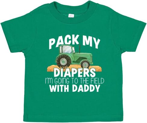 Farmer Baby One Piece Or Toddler T-Shirt I'm Going to The Field with Daddy Farming Clothes in Kuwait
