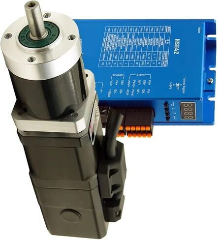 Brake Planetary Geared 0.6Nm Nema17 Closed Loop Stepper Motor 2.5A and Driver HSE42 2Phase Step with Encoder Reducer(Ratio 10 to 1) in Kuwait