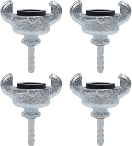 Chicago Air Hose Fitting, 3/4 Inch, 4Pcs | Universal Coupling With 2 Lug Male End, For Air Tools Compressor, Rubber Bushing & Locking Pins in Kuwait