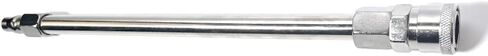 Reciprocating Machine Extension Rod 9.7" Air Quick Connectors | Replacement for KlicLok 304 Stainless Steel 9.7" Air Quick Connect Rod with Smooth Finish and Dual Pneumatic Couplings in Kuwait
