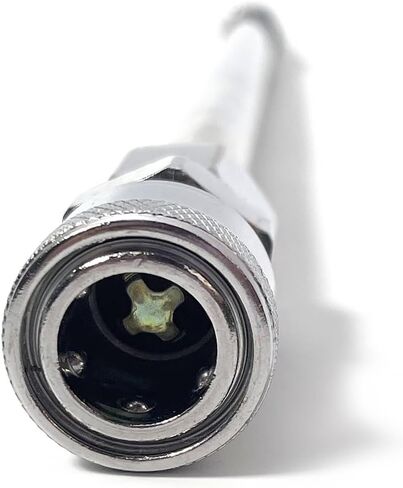 Reciprocating Machine Extension Rod 9.7" Air Quick Connectors | Replacement for KlicLok 304 Stainless Steel 9.7" Air Quick Connect Rod with Smooth Finish and Dual Pneumatic Couplings in Kuwait