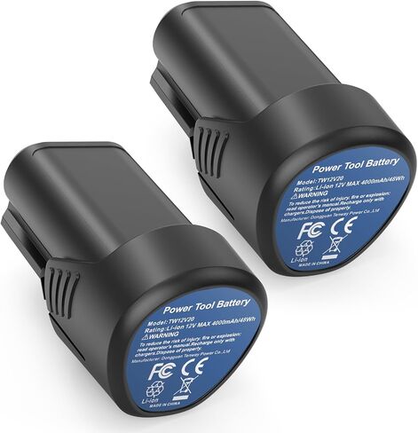 Futurebatt 4.0ah 12V Replacement Battery for Dremel B815-01 B816-01 8240 8250 8260 Cordless Tools Lithium ion Battery 2 Pack (Not for Dremel 8200,8220, 8300) in Saudi Arabia