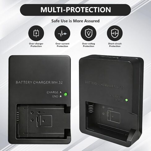 MH-32 MH32 Battery Charger for Nikon EN-EL25 ENEL25 EN-EL25a Battery Compatible with Nikon Z50 Z 50 Z30 Z 30 Zfc Z fc Z50II Digital SLR Camera in Kuwait