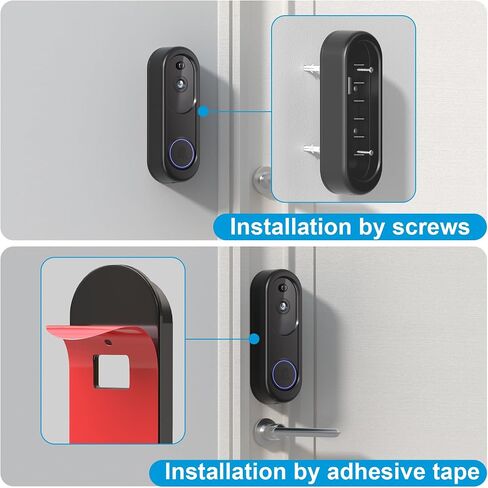 No-Drill Adhesive Doorbell Mount for Orbitell Video Doorbell, Door Mounting Holder Bracket, Not Block Motion Sensor, Anti-Theft Camera Mount for Orbitell Doorbell Camera in Saudi Arabia