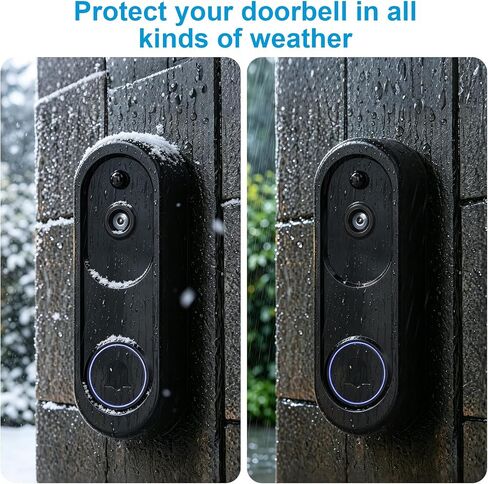 No-Drill Adhesive Doorbell Mount for Orbitell Video Doorbell, Door Mounting Holder Bracket, Not Block Motion Sensor, Anti-Theft Camera Mount for Orbitell Doorbell Camera in Saudi Arabia