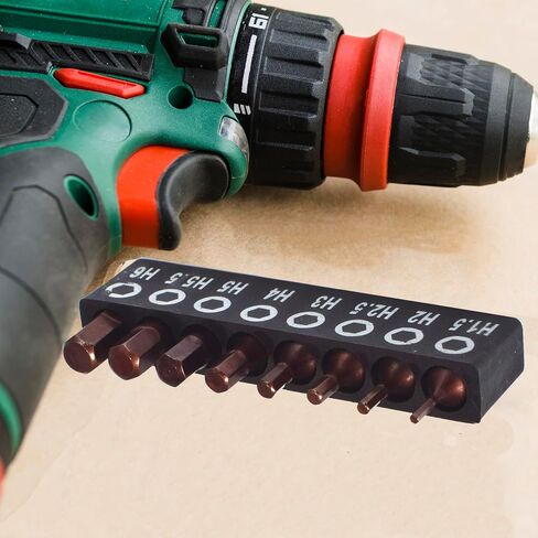 8-Piece 1/4 Inch Metric Hex Bit Set 1.5mm 2.0mm 2.5mm 3.0mm, 4.0mm, 5.0mm, 5.5mm, 6mm in Kuwait