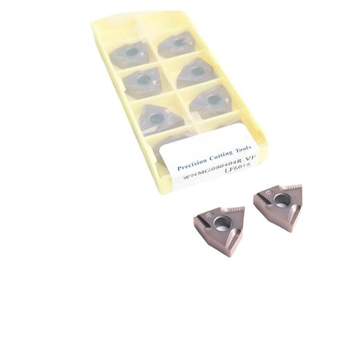 Indexable Lathe Carbide Insert 10PCS WNMG080404R-VF LF6018 Hard Alloy External Turning Tool Lathe Cutter Use for Stainless Steel in Kuwait