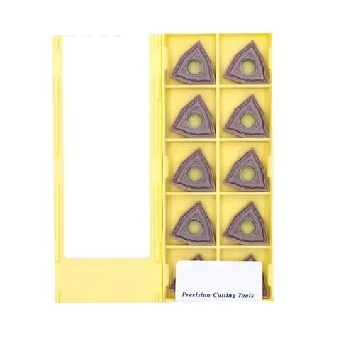 Indexable Lathe Carbide Insert 10PCS WNMG080404R-VF LF6018 Hard Alloy External Turning Tool Lathe Cutter Use for Stainless Steel in Kuwait