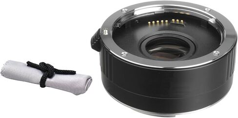 Canon EOS Rebel SL1 2x Teleconverter (4 Elements) + Nwv Direct Microfiber Cleaning Cloth. in Kuwait