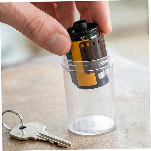 Didiseaon Plastic Film Canisters with Caps Easy Access, for Travel and Mobile Studios 40pcs Storage Containers Case Universal Compatibility for Camera Film and Small Accessories in Kuwait