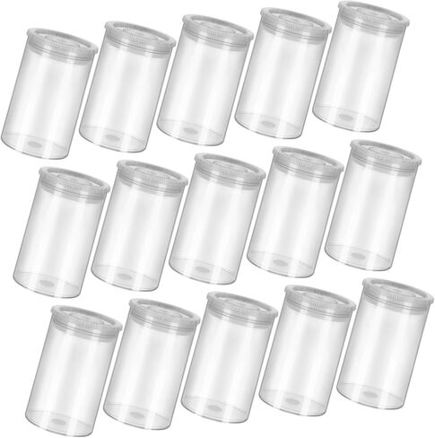 TEHAUX 40pcs Plastic Film Storage Containers with Lids for Coins and Small Accessories, Portable and Visibility Storage Box for Travel and Outdoor Shoots in Kuwait