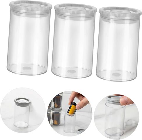 TEHAUX 40pcs Plastic Film Storage Containers with Lids for Coins and Small Accessories, Portable and Visibility Storage Box for Travel and Outdoor Shoots in Kuwait