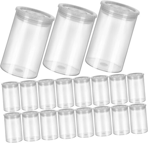Angoily 40pcs Small Storage Containers Film Holder Case Plastic Containers with Caps for Camera Film Storage and Organization in Kuwait