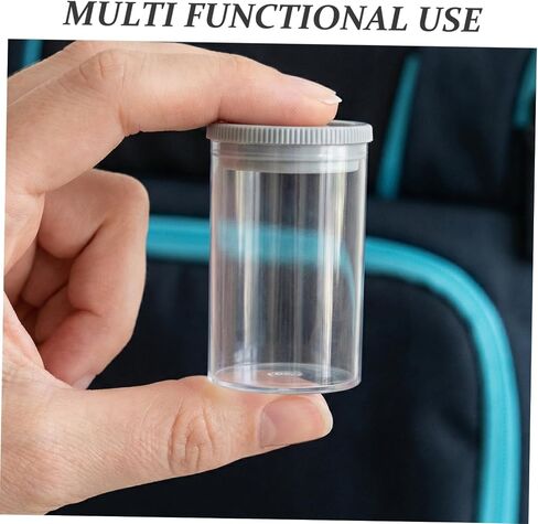 Angoily 40pcs Small Storage Containers Film Holder Case Plastic Containers with Caps for Camera Film Storage and Organization in Kuwait