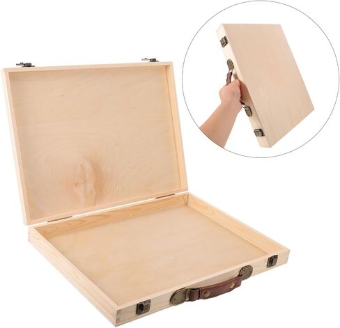 Hemoton Vintage Albums Lid Box Flip Album with Wooden Photo Wood Storage Rectangular Organizer for Preserving and Decor Desktop Family Home in Kuwait