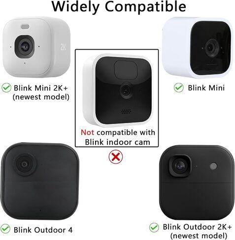 Suction Cup Mount Compatible with Blink Outdoor 4/3/2K+, Blink Mini/2K+ | Weatherproof Camera No Drilling Mount for Windows Glass Doors Car, Adjustable Security Camera Window Mount, Leave No Marks in Kuwait