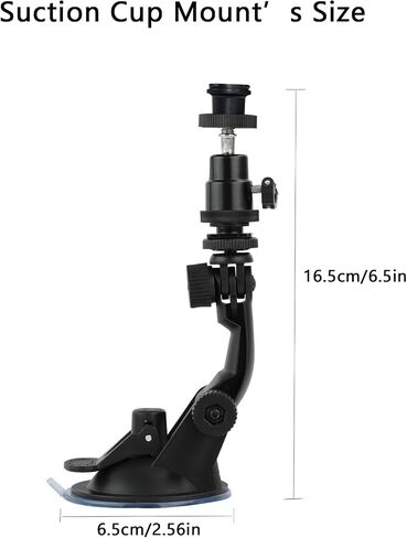 Suction Cup Mount Compatible with Blink Outdoor 4/3/2K+, Blink Mini/2K+ | Weatherproof Camera No Drilling Mount for Windows Glass Doors Car, Adjustable Security Camera Window Mount, Leave No Marks in Kuwait