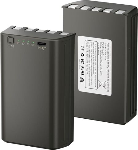 Fulpower 1-Pack 6000mAh Rechargeable Battery for Stealth Cam Trail Cameras | Compatible with Multiple MAX Models including Fusion, Deceptor, Connect, and Flashback in Kuwait