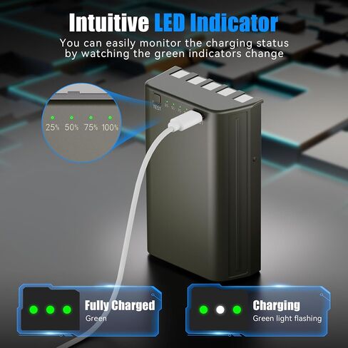 Fulpower 1-Pack 6000mAh Rechargeable Battery for Stealth Cam Trail Cameras | Compatible with Multiple MAX Models including Fusion, Deceptor, Connect, and Flashback in Saudi Arabia