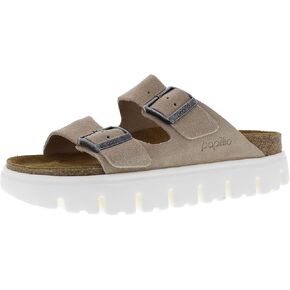 Birkenstock Women's Arizona Chunky Sandals, Warm Sand, Tan, 5-5.5 Narrow US in Kuwait