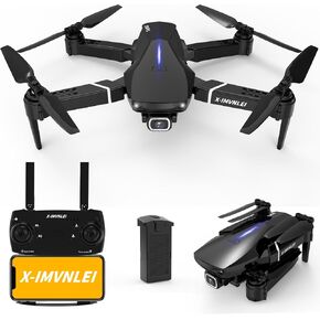 X9 4K GPS Drone with Camera, Foldable FPV RC Quadcopter | For Adults Beginners, Optical Flow Positioning, Auto Return & Follow Me, Trajectory Flight, 3D Flip, Modular Batteries in Saudi Arabia