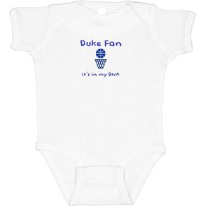 Campus Originals Duke Fan It's in my DNA Cute Baby Basketball Bodysuit in Saudi Arabia