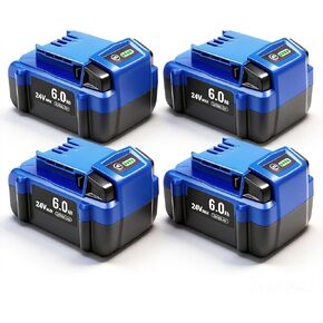 24V 6.0Ah High Capacity Replace for Kobalt 24V Battery Compatible with Kobalt 24Volt Battery KB624-03 KB524-03 KB424-03 KB224-03 KB124-03 in Kuwait