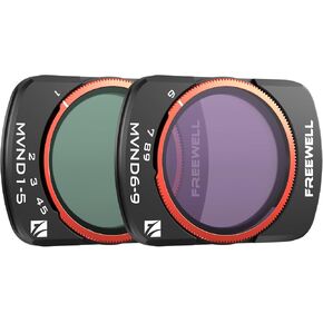 Freewell 2-Pack VND Mist Edition 1-5/6-9 Stop for Pocket 4/3/Xtra Muse | Adjust Exposure in Real-time in Kuwait