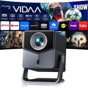 جهاز عرض ذكي 4K [VIDAA Live TV & 36W Dolby & Voice Control] مع WiFi6 وبلوتوث، جهاز عرض قصير المدى متوافق مع Netflix، التركيز التلقائي AI، HDR10، جهاز عرض المسرح المنزلي للأفلام الخارجية in Kuwait