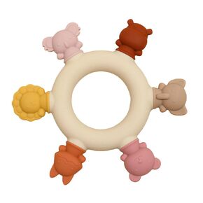 Baby Teething Toys 6-12 Months Teethers for Babies 3-6 Months Soft Cute Animals for Newborn Infants Food-Grade Silicone Baby Essential Chew Toys for Tiny Hands Easy Grip Teething Relief BPA Free in Kuwait
