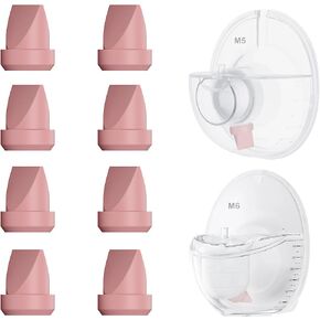 8PC Duckbill Valves for Momcozy M6/M5/V1/V1 Pro/V2/V2 Pro Breast Pump, Replace for Momcozy Pump Parts Valve,Breastfeeding Essentials, Not Original Parts, 8PC Red Valves in Kuwait
