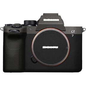 ملصق جلدي لغطاء كاميرا مضاد للخدش لهاتف Sony A7M5، طبقة حماية لجسم الكاميرا مضادة للتآكل لتزيين حماية الجلد (جزء علوي رمادي غير لامع وأسفل أسود بلوري) in Kuwait