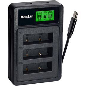 Kastar 2-Pack Battery with LZD3 USB Triple Charger Compatible with Canon NB-5L NB-5LH, PowerShot S100 S110 SX200 SX210 SX220 SX230 SD700 SD800 SD870 SD970 SD990 Digital IXUS Cameras in Saudi Arabia