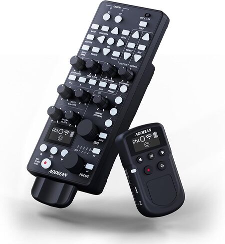 Wireless and Wired Remote Commander, LANC Camera Zoom Controller for Sony | Focus, Iris, Zoom, ND Adjust, Daisy Chain; replaces Sony RM-30BP; compatible with HXR-NX5R, PXW-FS7, PXW-Z280, MCX-500 in Kuwait