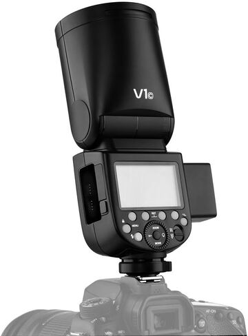 GODOX V1 V1-C V1C Camera Flash for Canon Flash Speedlite | 76Ws 2.4G TTL1/8000 HSS Godox Flash for Canon,480 Full Power Flashes,1.5s Recycle Time,LED Modeling Lamp(USA Version) in Kuwait