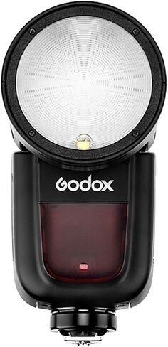GODOX V1 V1-C V1C Camera Flash for Canon Flash Speedlite | 76Ws 2.4G TTL1/8000 HSS Godox Flash for Canon,480 Full Power Flashes,1.5s Recycle Time,LED Modeling Lamp(USA Version) in Kuwait