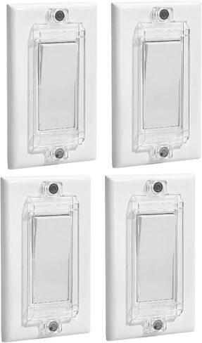 Bates Magnetic Light Switch Guard, 2 Pack, Clear, Child Proof Cover, Lock, Wall Switch Guard in Kuwait