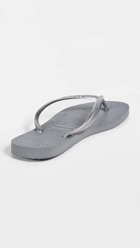 Havaianas Women's Slim Flip Flops Sandals - Steel Grey, 7/8 in Kuwait