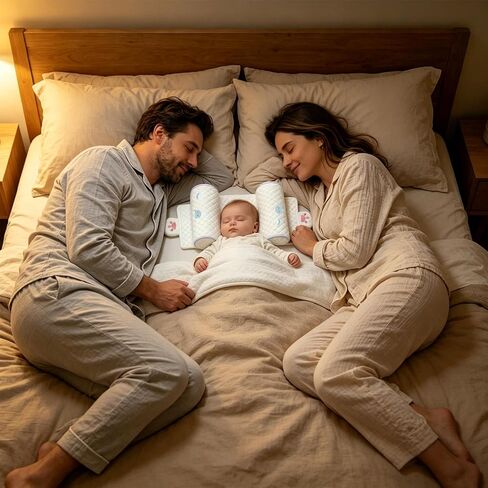 Infant Head Shaping Pillow Cover, Soft Cotton Infant Pillow Case | Cotton Polyester Blend, Soft Breathable Material, Stroller Crib Bed Pad, Travel Outdoor Rest, Machine Washable Care in Kuwait