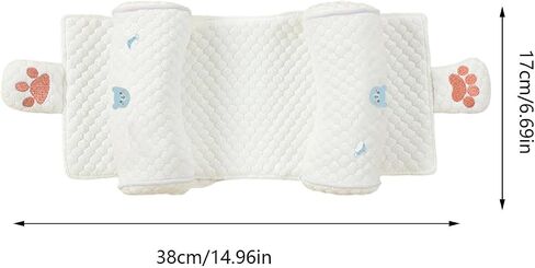 Infant Head Shaping Pillow Cover, Soft Cotton Infant Pillow Case | Cotton Polyester Blend, Soft Breathable Material, Stroller Crib Bed Pad, Travel Outdoor Rest, Machine Washable Care in Kuwait