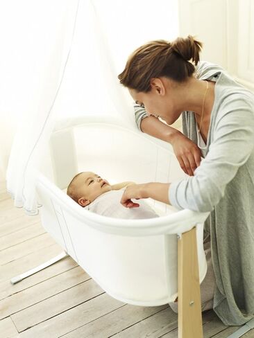 BabyBjörn Fitted Sheet for Cradle, White, Organic in Kuwait