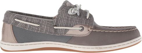 Sperry New Women's Songfish Metallic Sparkle Boat Shoe Grey 6 in Kuwait